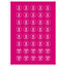 Kit de 3 Planches de Stickers Remise Kit de 3 Planches de Stickers Remise