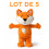 Lot de 5 peluches Léonard