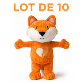Lot de 10 peluches L&eacute;onard