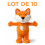 Lot de 10 peluches Léonard